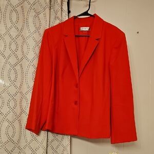 Kasper Vibrant Red Women's Blazer